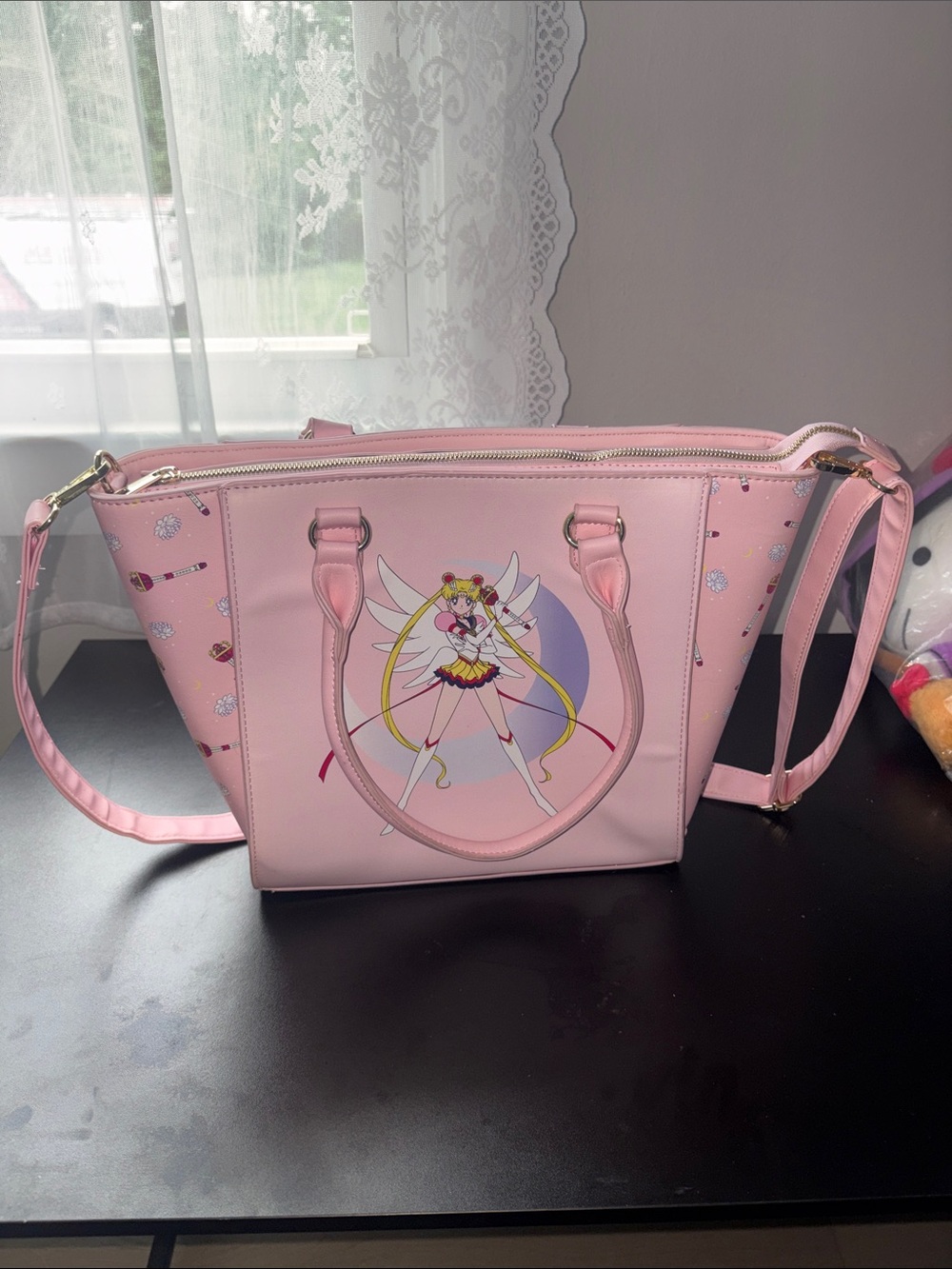 Loungefly Pink Sailor Moon Graphic Tote